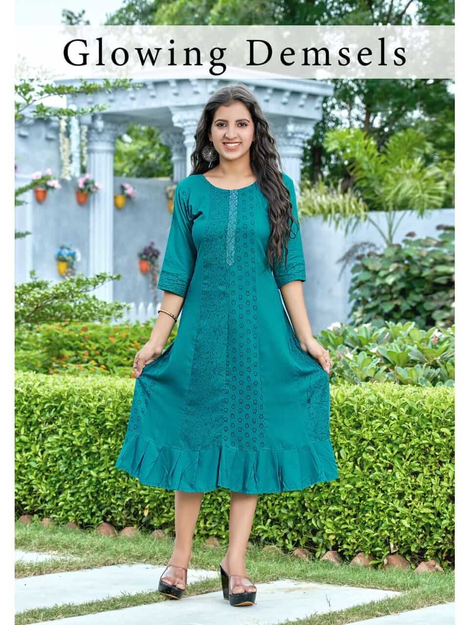 Buy Kinti Printed One Piece Style Kurtis Catalog At Wholesale Rate Online From Aarvee Creation India 