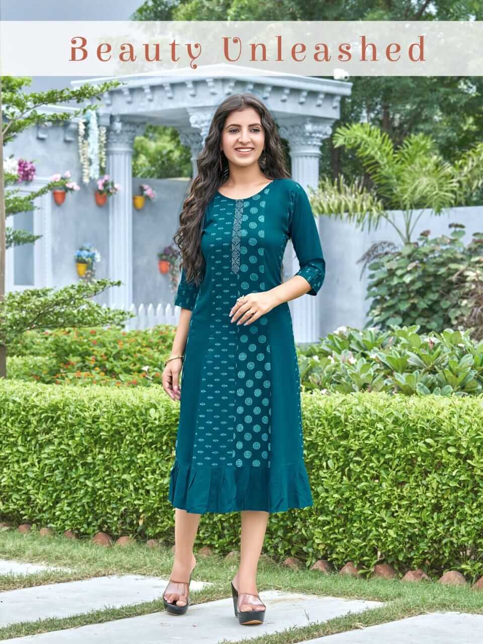 Buy Kinti Printed One Piece Style Kurtis Catalog At Wholesale Rate Online From Aarvee Creation India 