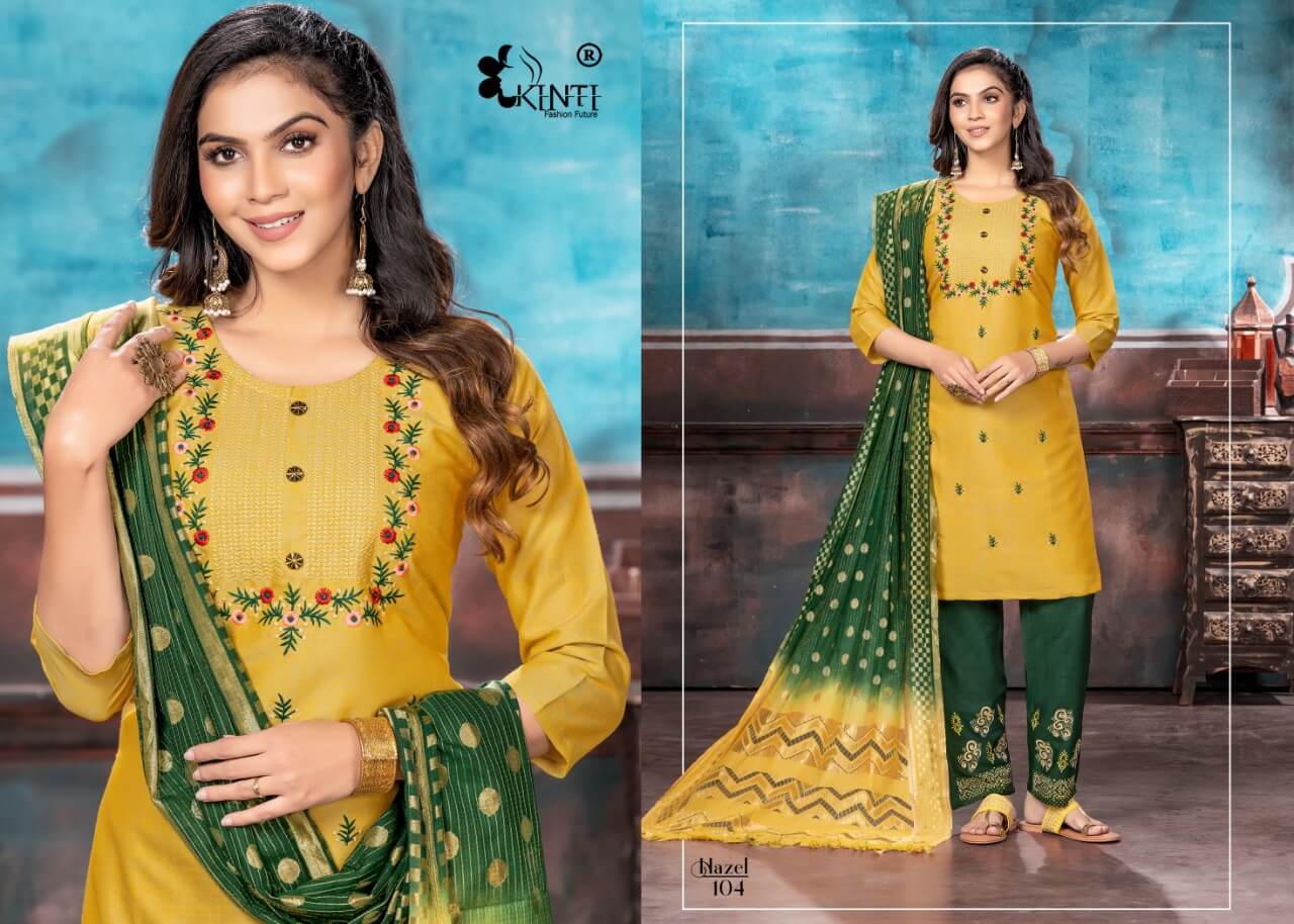 Kinti Hazel Kurti Pant Dupatta Set Catalog, Buy Kinti Hazel Kurti Pant Dupatta Set Full Catalog at Wholesale Price Online