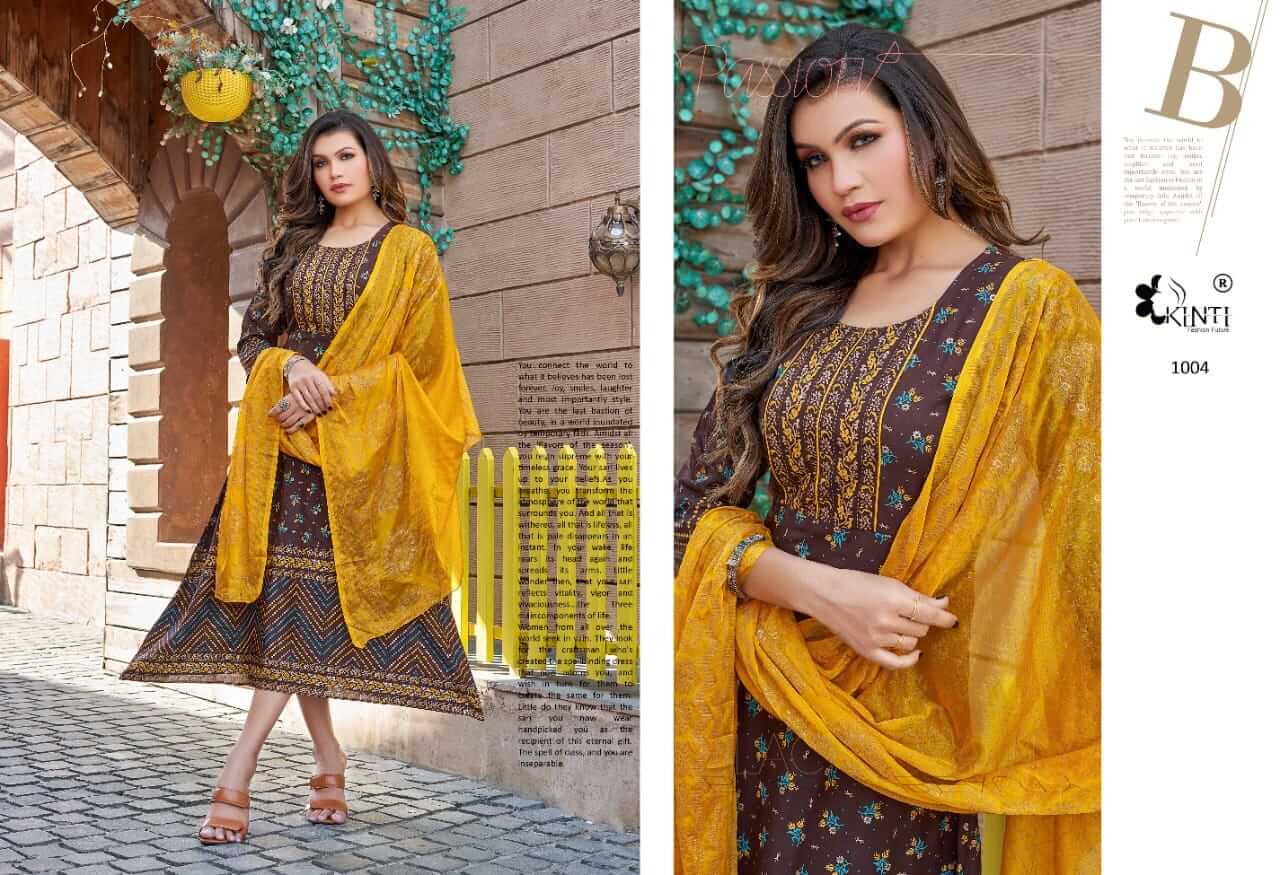 Kinti Heena Kurti with Dupatta Catalog in Wholesale, Buy Kinti Heena Kurti with Dupatta Full Catalog in Wholesale Price Online From Vadodara Gujarat