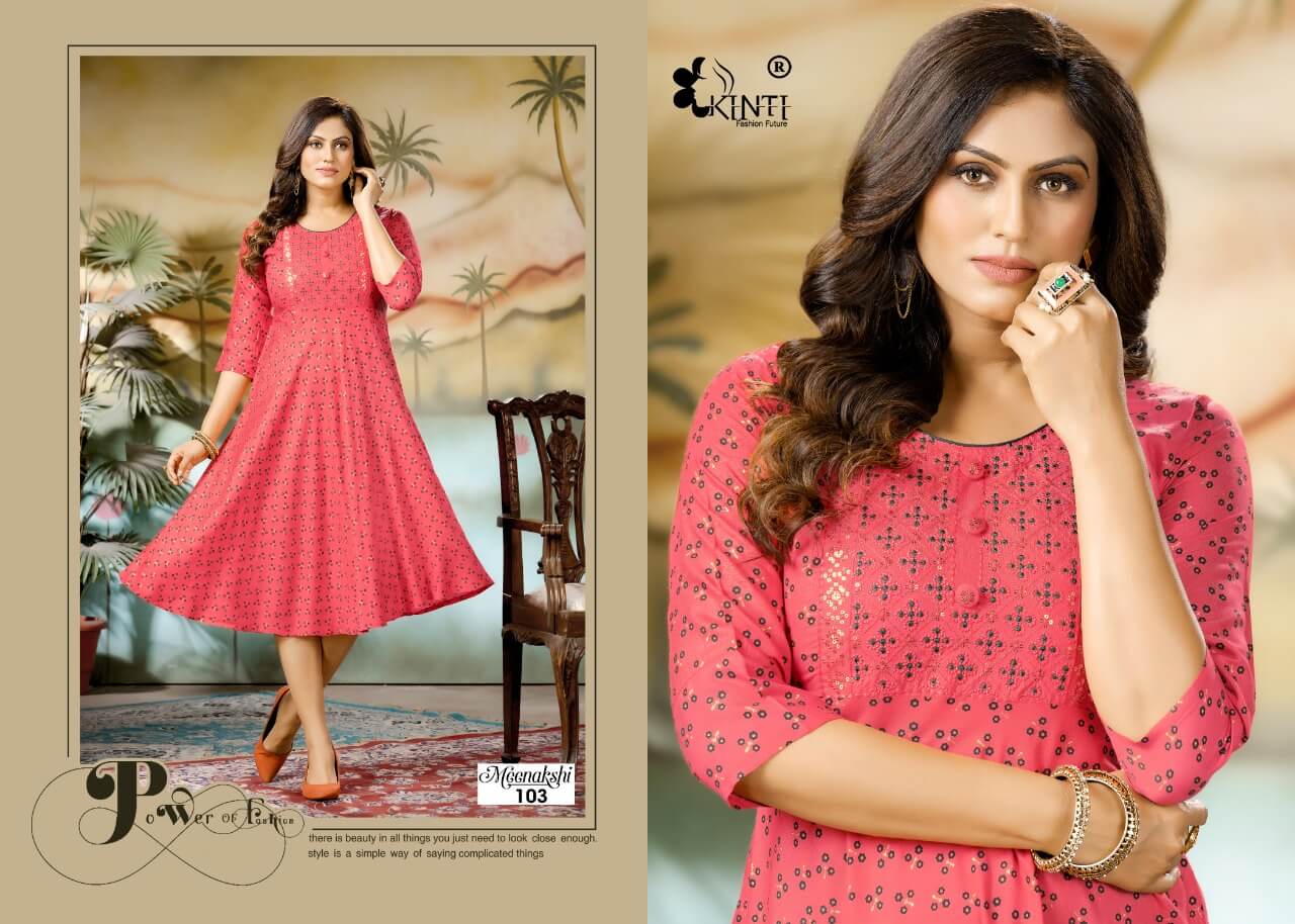 Kinti Meenakshi Rayon Kurtis Wholesale Catalog, Buy Kinti Meenakshi Rayon Kurtis Full Catalog at Wholesale Price