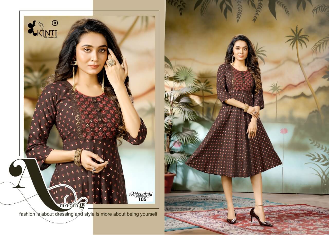 Kinti Meenakshi Rayon Kurtis Wholesale Catalog, Buy Kinti Meenakshi Rayon Kurtis Full Catalog at Wholesale Price