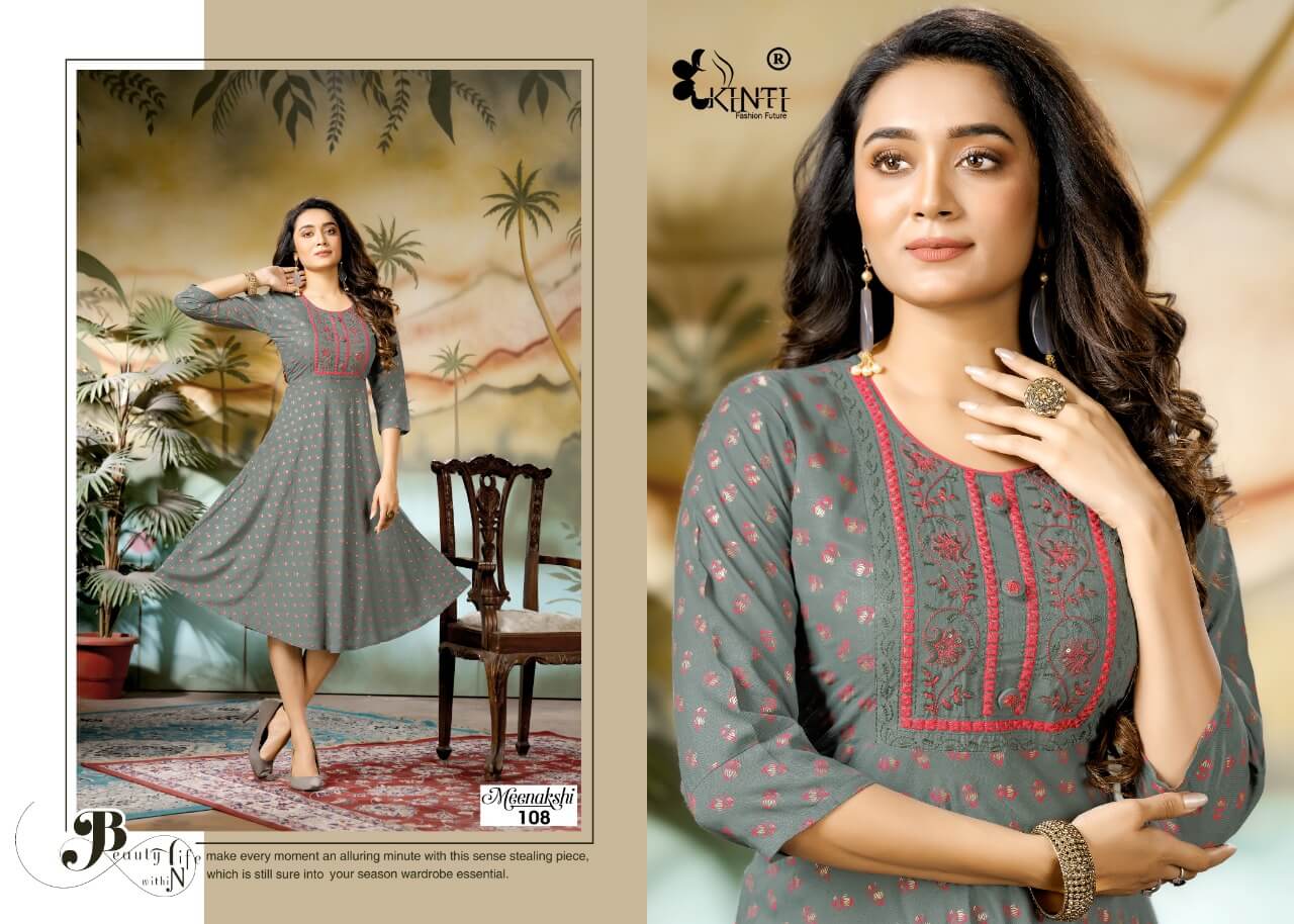 Kinti Meenakshi Rayon Kurtis Wholesale Catalog, Buy Kinti Meenakshi Rayon Kurtis Full Catalog at Wholesale Price