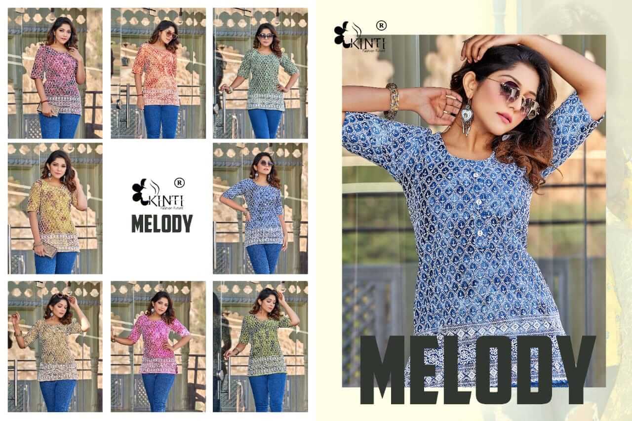 Kinti Melody Lucknowi Work Tops Catalog in Wholesale, Buy Kinti Melody Lucknowi Work Tops Full Catalog in Wholesale Price Online From Vadodara