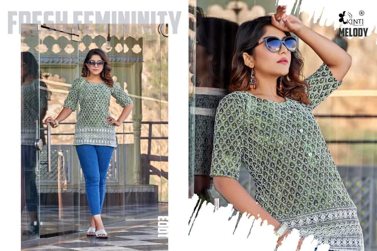 Kinti Melody Lucknowi Work Tops Catalog in Wholesale, Buy Kinti Melody Lucknowi Work Tops Full Catalog in Wholesale Price Online From Vadodara