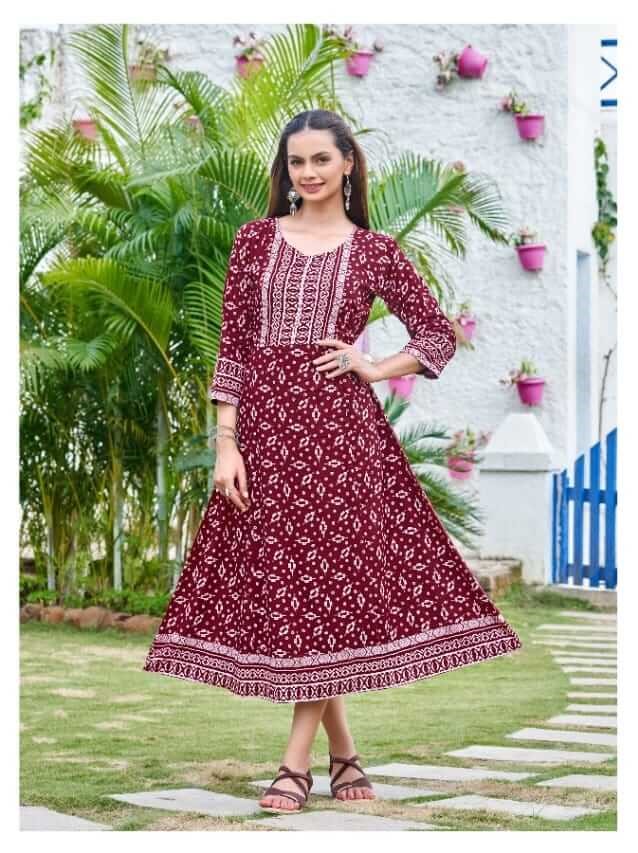 Kinti Nidhi Rayon Print Kurtis Catalog in Wholesale, Buy Kinti Nidhi Rayon Print Kurtis Full Catalog in Wholesale in Wholesale Price Online From Aarvee Creation