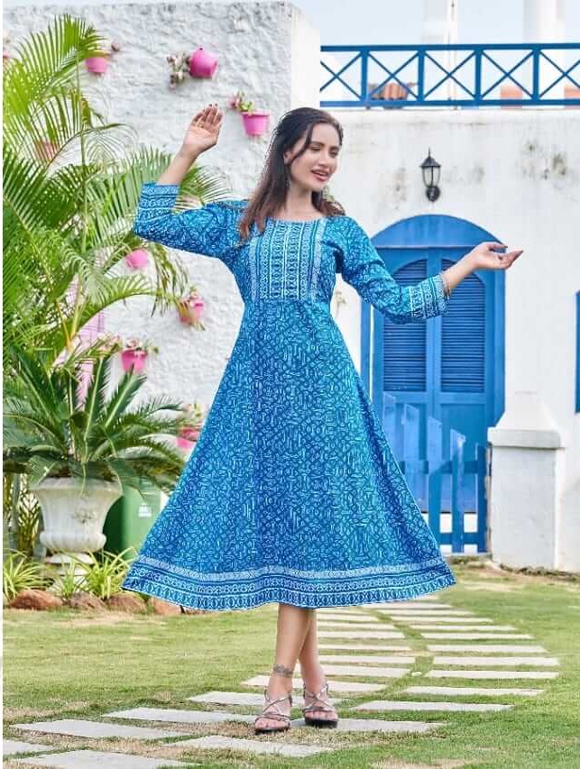 Kinti Nidhi Rayon Print Kurtis Catalog in Wholesale, Buy Kinti Nidhi Rayon Print Kurtis Full Catalog in Wholesale in Wholesale Price Online From Aarvee Creation