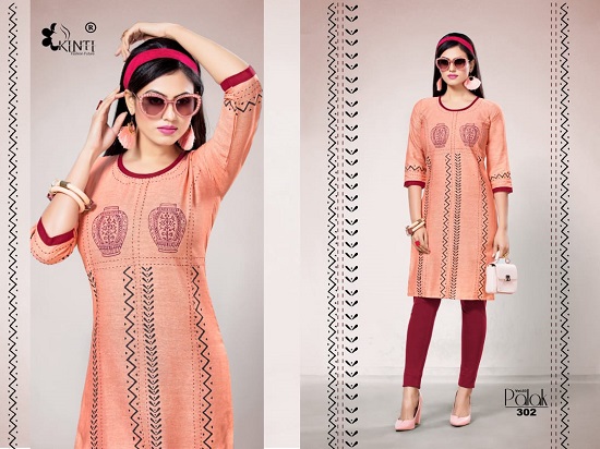 Kinti Kurtis Manufacturer Launches New Kurtis Series Palak Vol 3. Kinti Palak Vol 3 Womens Clothings Wholesale Catalogue Online. Order Ladies Kurtis In Wholesale. Buy Kinti Palak Vol 3 Ladies Kurta Online For Business. Shop Womens Kurtis In Wholesale Rate Online Direct From Wholesaler And Bulk Supplier Of Gujarat. Buy Low Range Surat / Ahmedabad  Kurtis iN Bulk at best rate