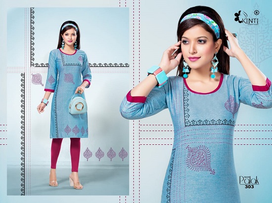 Kinti Kurtis Manufacturer Launches New Kurtis Series Palak Vol 3. Kinti Palak Vol 3 Womens Clothings Wholesale Catalogue Online. Order Ladies Kurtis In Wholesale. Buy Kinti Palak Vol 3 Ladies Kurta Online For Business. Shop Womens Kurtis In Wholesale Rate Online Direct From Wholesaler And Bulk Supplier Of Gujarat. Buy Low Range Surat / Ahmedabad  Kurtis iN Bulk at best rate