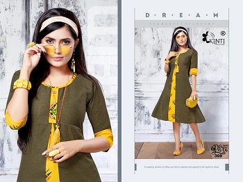 Kinti Pari Vol 3 Two Tone Handloom Cotton Flair Pattern Wholesale Kurti Catalogue. Order Handloom Cotton Kurtis Wholesale Catalogue Direct From Manufacturer From Ahmedabad.Kinti Kurti Catalogue From Ahmedabad Kurti Manufacturer. Kinti 
Pari Vol 3 12 Designs Kurtis Online For Business From Home Or For Shop.Buy Low Range Wholesale Kurti Catalogue Online 