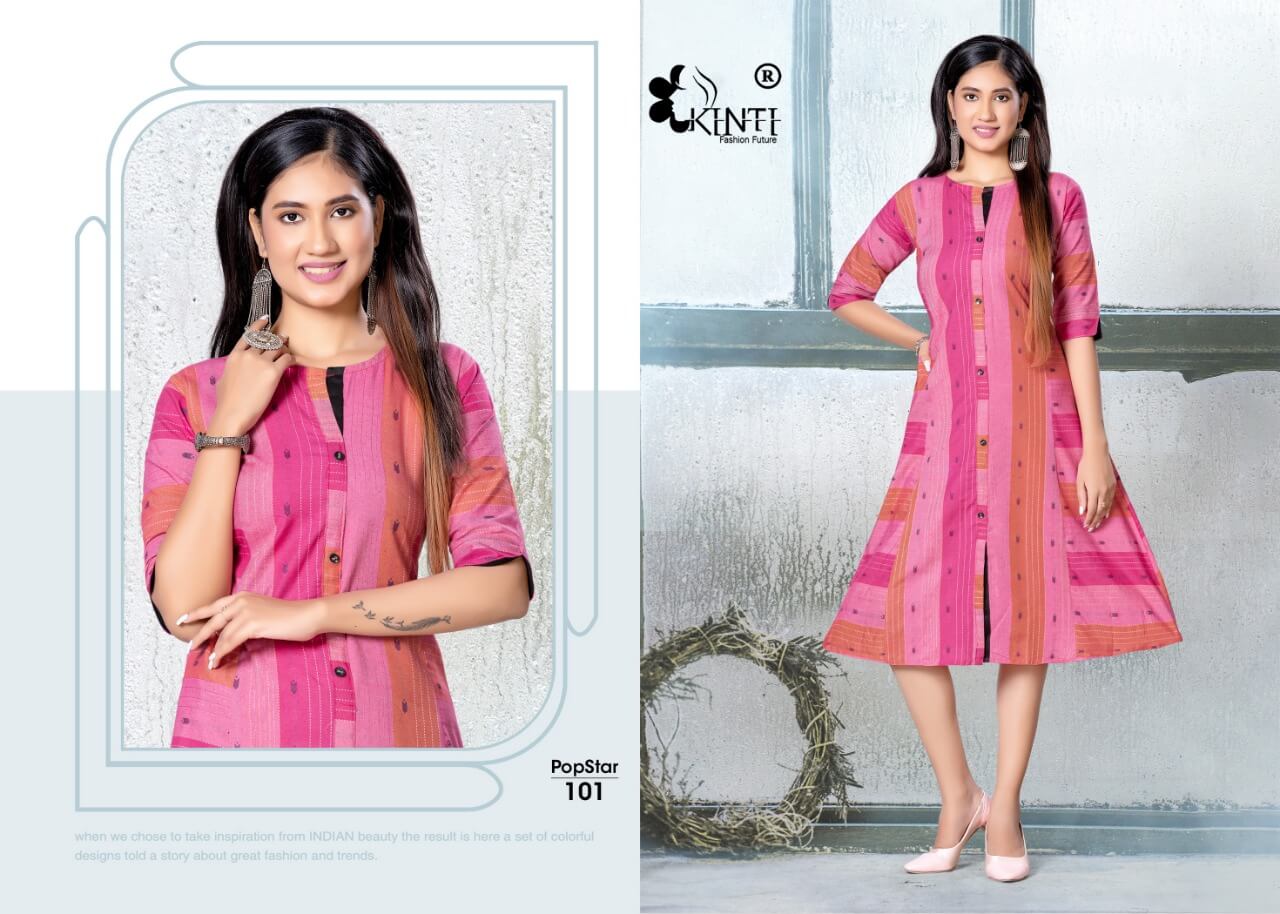 Kinti Popstar Wholesale Kurtis Catalog, Purchase Full Catalog of Kinti Popstar Catalog in Wholesale Price