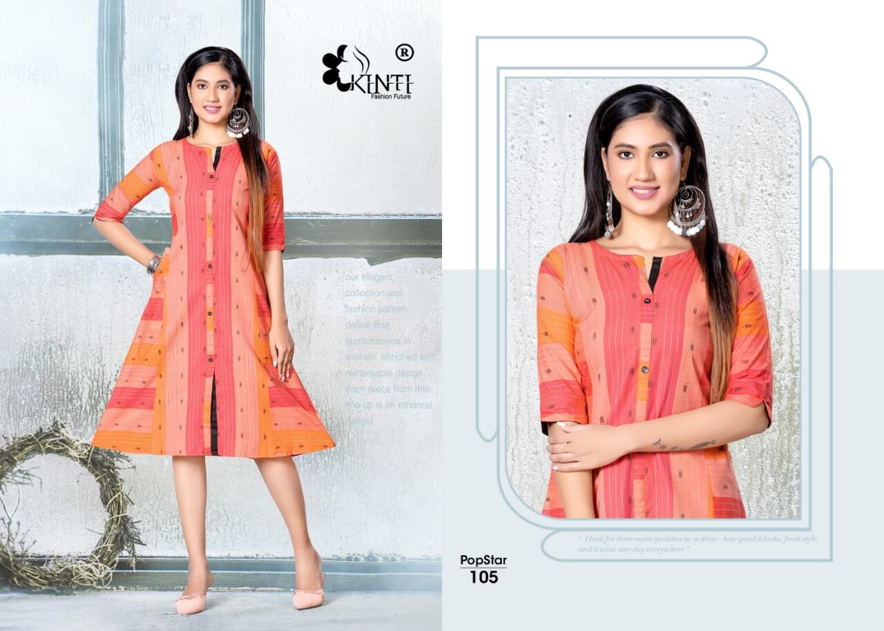 Kinti Popstar Wholesale Kurtis Catalog, Purchase Full Catalog of Kinti Popstar Catalog in Wholesale Price