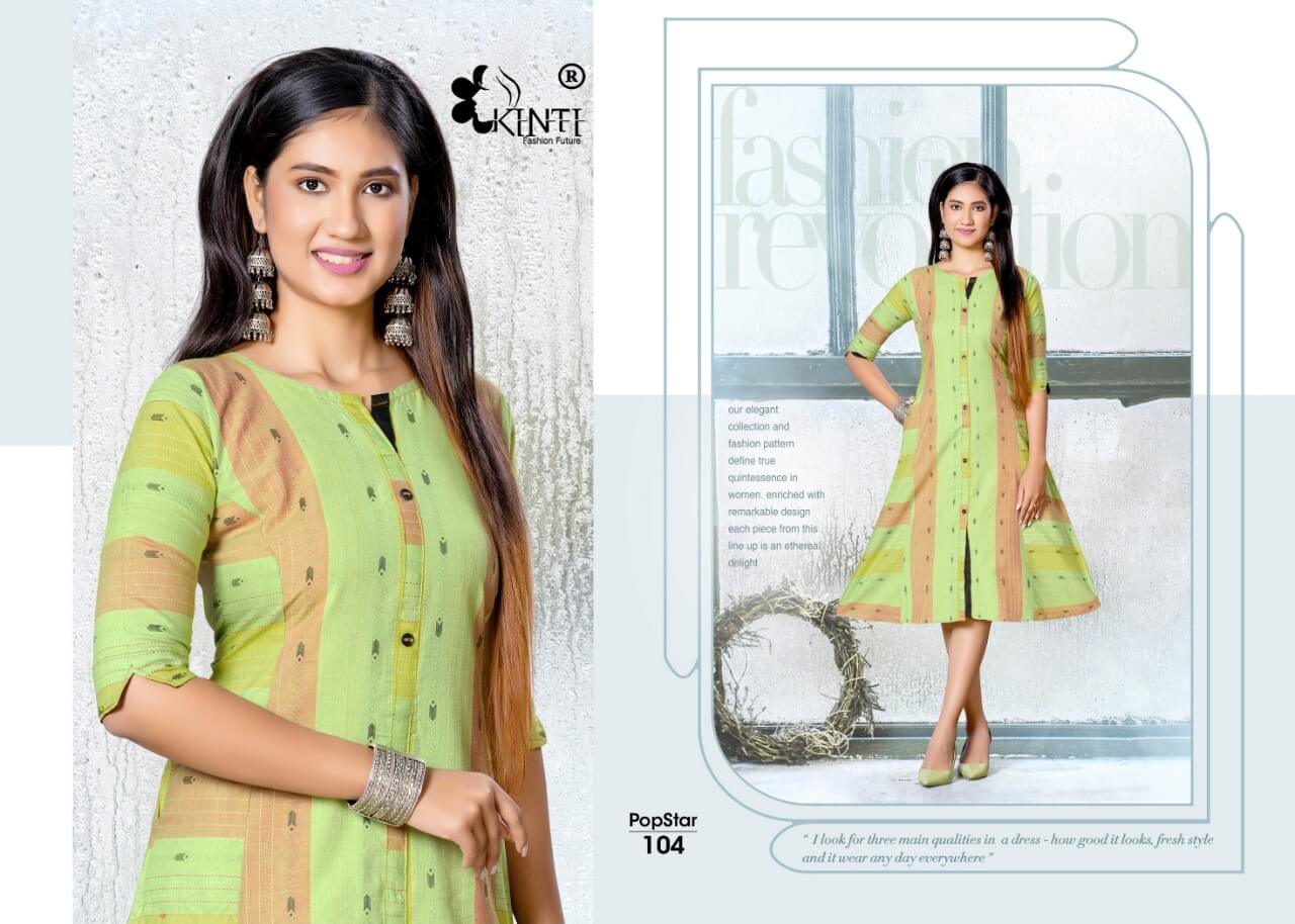 Kinti Popstar Wholesale Kurtis Catalog, Purchase Full Catalog of Kinti Popstar Catalog in Wholesale Price