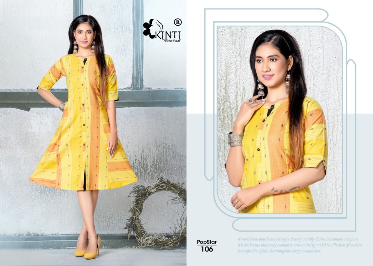 Kinti Popstar Wholesale Kurtis Catalog, Purchase Full Catalog of Kinti Popstar Catalog in Wholesale Price