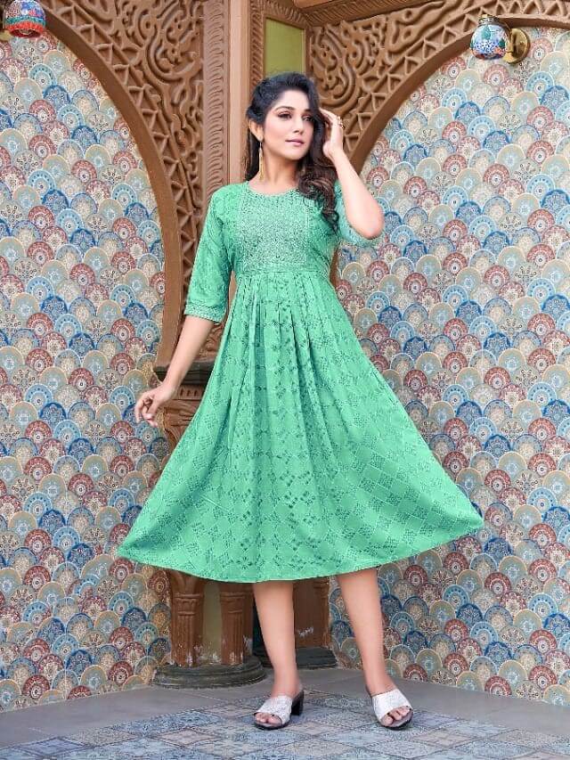 Kinti Spain vol 3 Heavy Rayon Slub Print Kurtis Catalog in Wholesale, Buy Kinti Spain vol 3 Heavy Rayon Slub Print Kurtis Full Catalog in Wholesale Price Online From Aarvee Creation, Vadodara