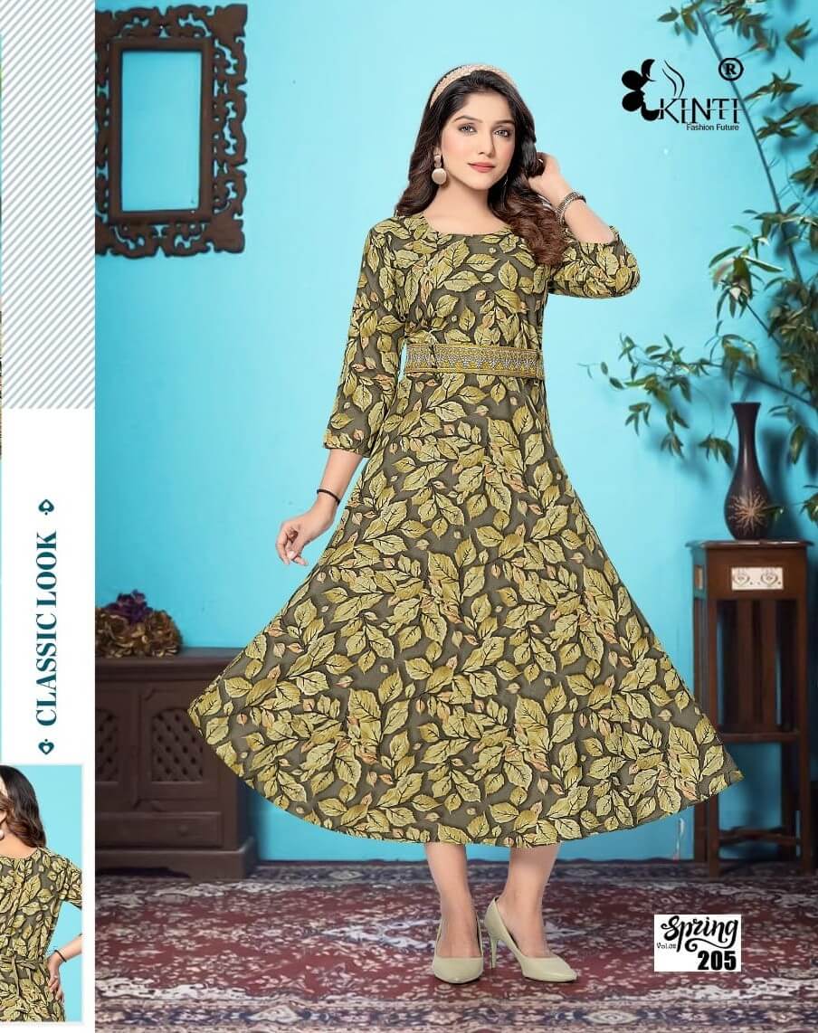 Kinti Spring vol 2 Umbrella Cut Kurtis Catalog in Wholesale Price, Buy Kinti Spring vol 2 Umbrella Cut Kurtis Full Catalog in Wholesale Price online From Aarvee Creation