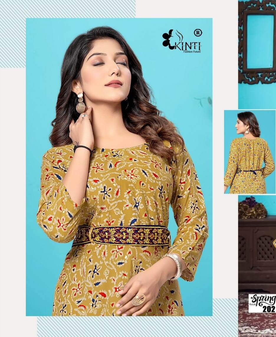 Kinti Spring vol 2 Umbrella Cut Kurtis Catalog in Wholesale Price, Buy Kinti Spring vol 2 Umbrella Cut Kurtis Full Catalog in Wholesale Price online From Aarvee Creation