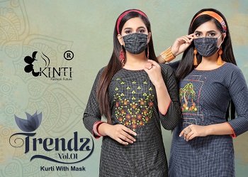 Kinti Trendz Kurtis Wholesale Catalogue. Trendz Handloom Cotton Fancy Embroidery Work Kurtis Wholesale Collections. Buy Cotton Embroidered Work Kurtis in Bulk rate for Wholesale