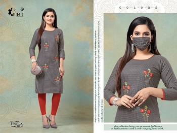 Kinti Trendz Kurtis Wholesale Catalogue. Trendz Handloom Cotton Fancy Embroidery Work Kurtis Wholesale Collections. Buy Cotton Embroidered Work Kurtis in Bulk rate for Wholesale