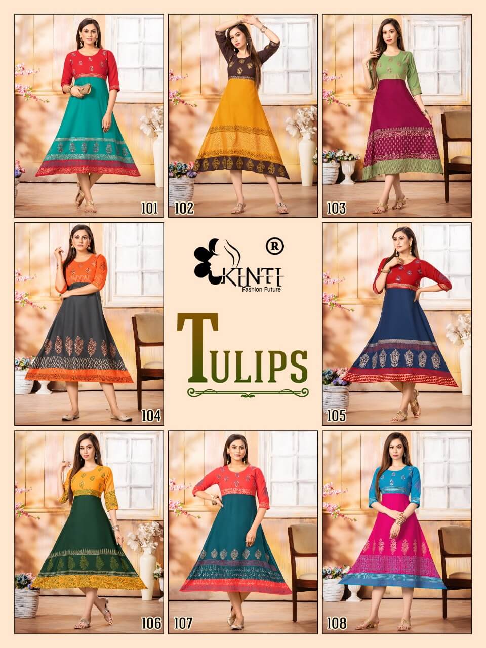 Kinti Tarang A Line Kurtis Wholesale Catalog, Buy Full Catalog of Kinti Tarang A Line Kurtis at Wholesale Price