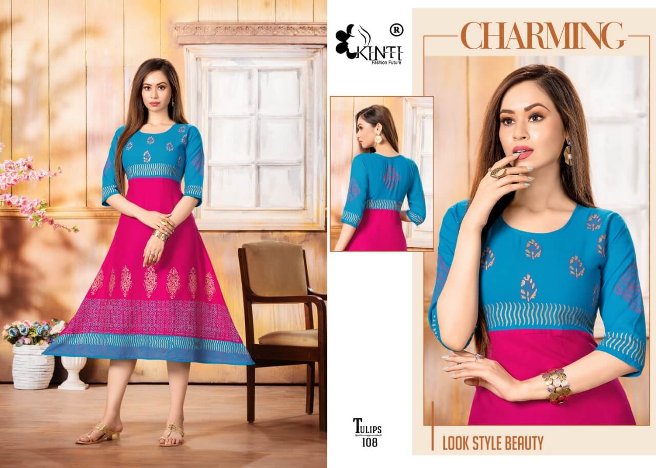 Kinti Tarang A Line Kurtis Wholesale Catalog, Buy Full Catalog of Kinti Tarang A Line Kurtis at Wholesale Price