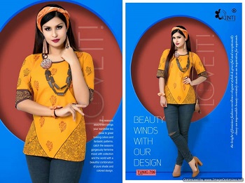 Kinti Tunic Vol 7 Short Top Wholesale Catalogue.Order Ladies Short Top in Wholesale Rate.Tunic Vol 7 by Kinti Western Top Wholesale Manufacturer