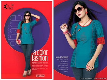 Kinti Tunic Vol 7 Short Top Wholesale Catalogue.Order Ladies Short Top in Wholesale Rate.Tunic Vol 7 by Kinti Western Top Wholesale Manufacturer