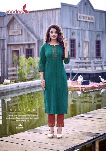 Mahi Vol 3 Kurti With Pant Catalog in Wholesale, Purchase Womens Wear Kurtis tops with pants bottom Mahi Vol 3 by Koodee Manufacturer, Order Ladies Kurti With Bottom Set Mahi Volume 3 at Bulk And best rate