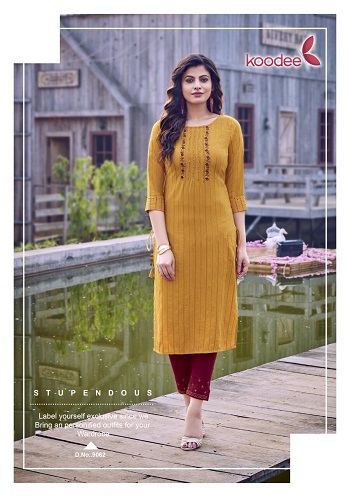 Mahi Vol 3 Kurti With Pant Catalog in Wholesale, Purchase Womens Wear Kurtis tops with pants bottom Mahi Vol 3 by Koodee Manufacturer, Order Ladies Kurti With Bottom Set Mahi Volume 3 at Bulk And best rate