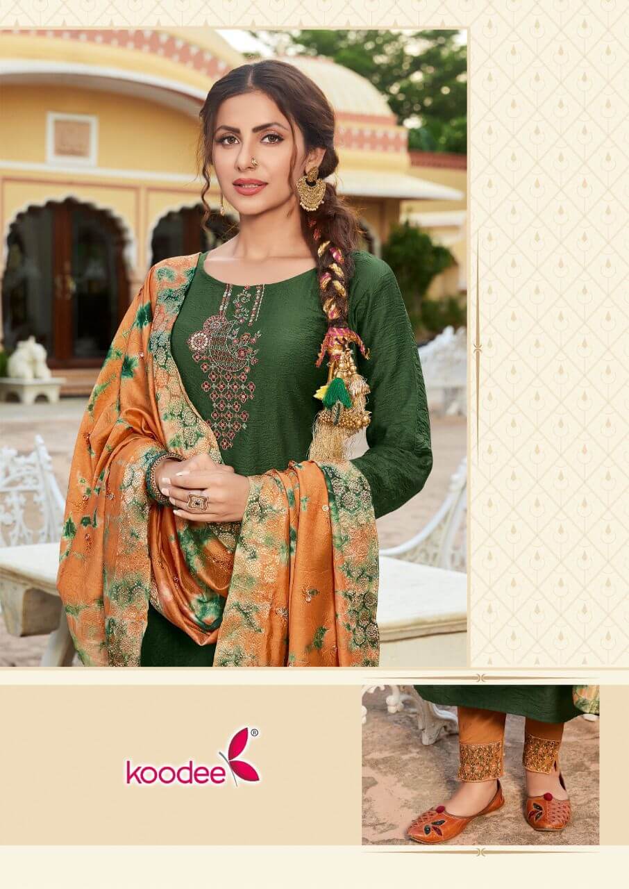 Koodee Riva vol 7 Kurti Pant Dupatta Set Catalog