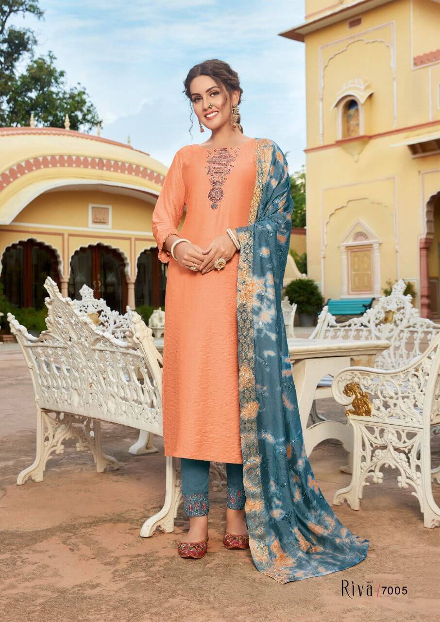 Koodee Riva vol 7 Kurti Pant Dupatta Set Catalog, Buy Koodee Riva vol 7 Kurti Pant Dupatta Set Full Catalog at Wholesale Rate Online