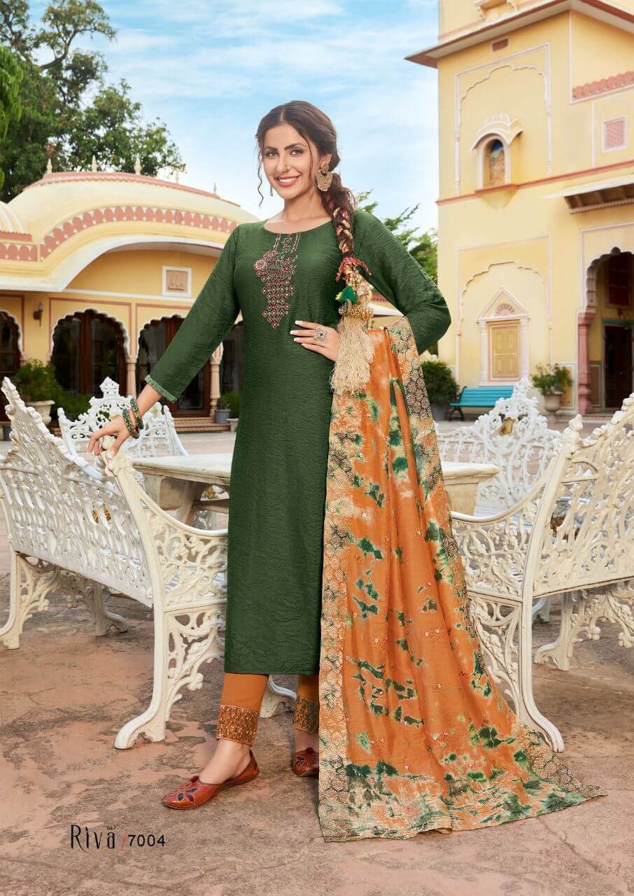 Koodee Riva vol 7 Kurti Pant Dupatta Set Catalog, Buy Koodee Riva vol 7 Kurti Pant Dupatta Set Full Catalog at Wholesale Rate Online