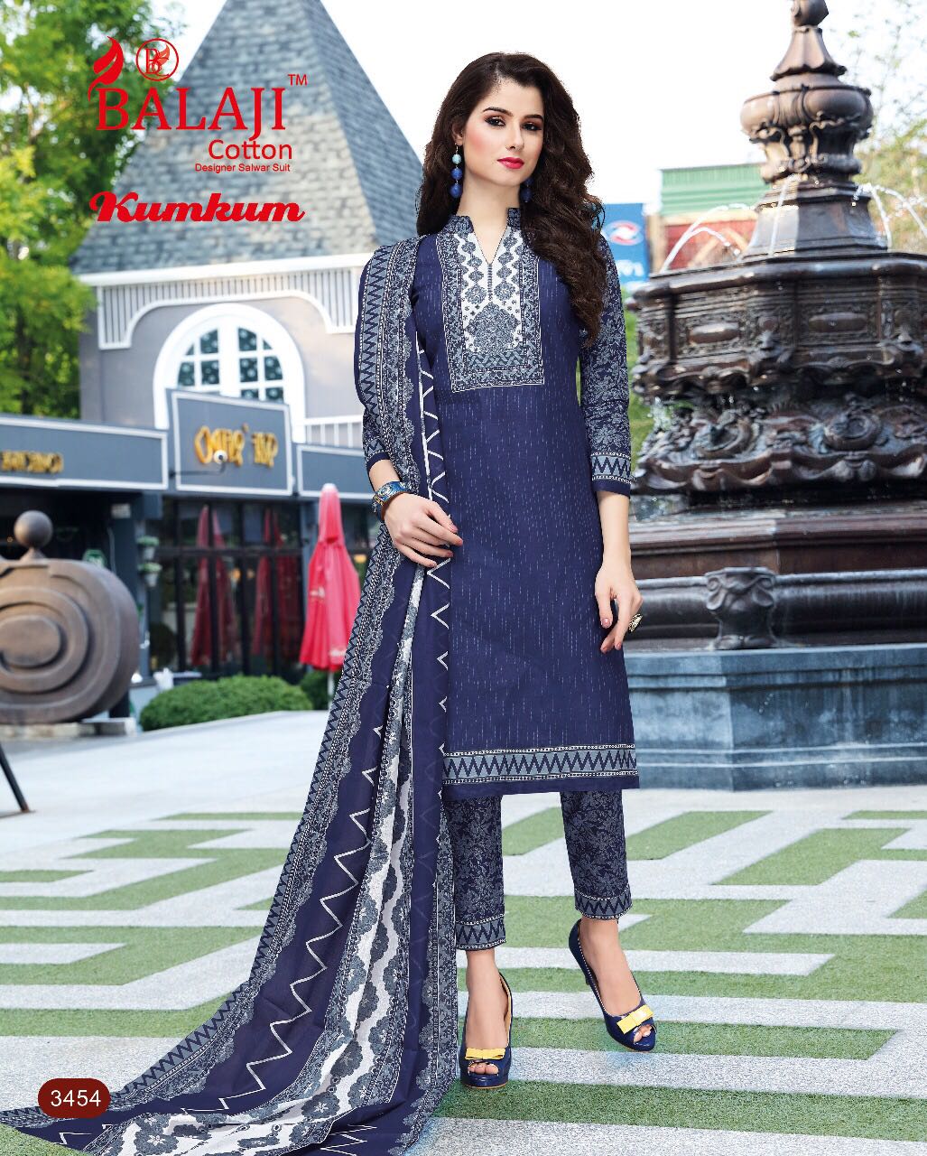 Cotton Dress Material With Cotoon Dupatta