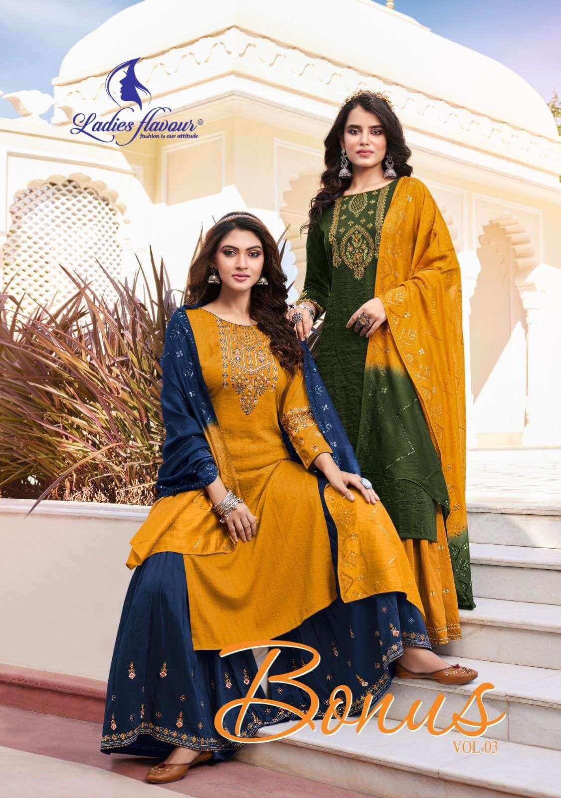 Ladies Flavour Bonus Vol 3 Readymade Dress Wholesale Online 