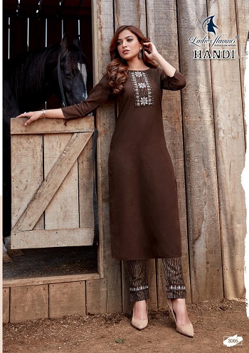 Handi Kurtis With Bottom Wholesale Catalogue By Brand Ladies Flavour, Buy Kurtis with bottom pair in Wholesale Price Online for Reselling