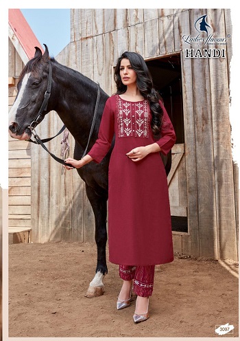 Handi Kurtis With Bottom Wholesale Catalogue By Brand Ladies Flavour, Buy Kurtis with bottom pair in Wholesale Price Online for Reselling