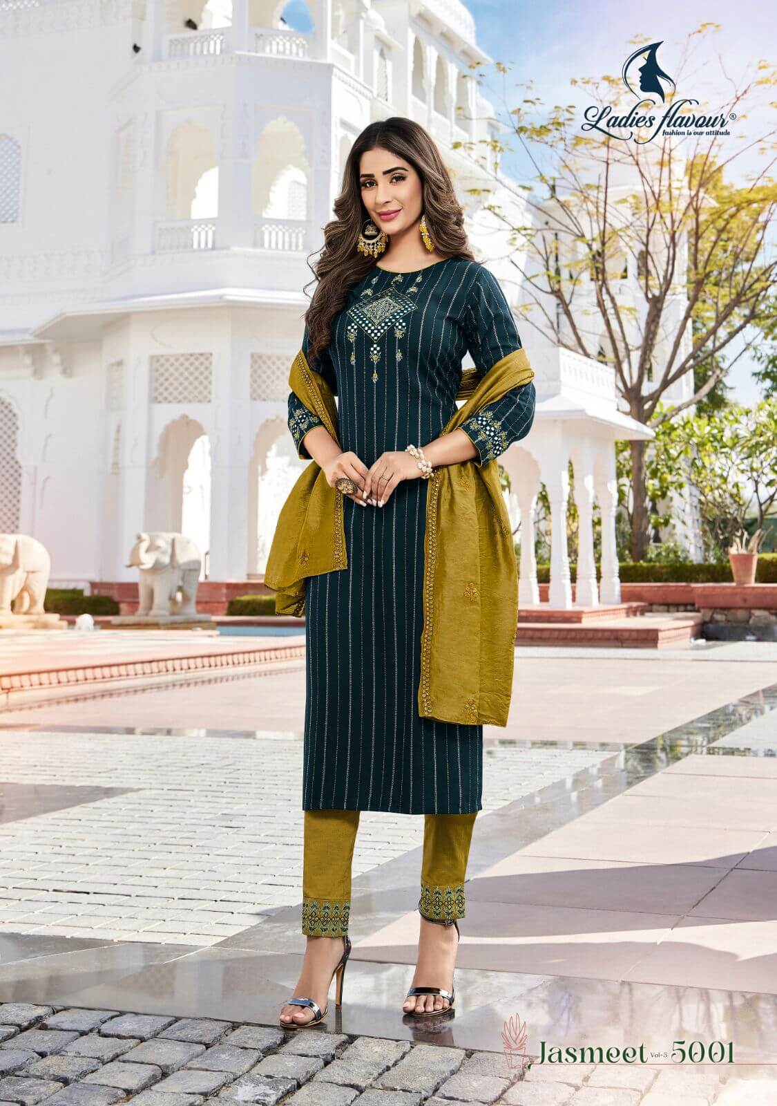 Ladies Flavour Jasmeet vol 4 Kurtis with Pant and Dupatta Catalog in Wholesale, Buy Ladies Flavour Jasmeet vol 4 Kurtis with Pant and Dupatta Full Catalog in Wholesale Price Online From Aarvee Creation