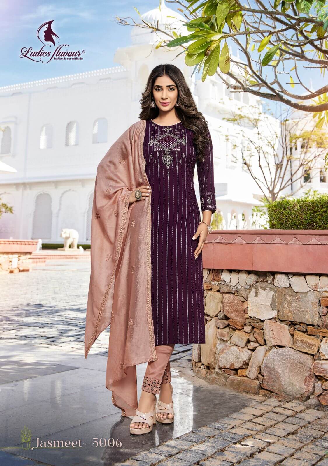 Ladies Flavour Jasmeet vol 4 Kurtis with Pant and Dupatta Catalog in Wholesale, Buy Ladies Flavour Jasmeet vol 4 Kurtis with Pant and Dupatta Full Catalog in Wholesale Price Online From Aarvee Creation