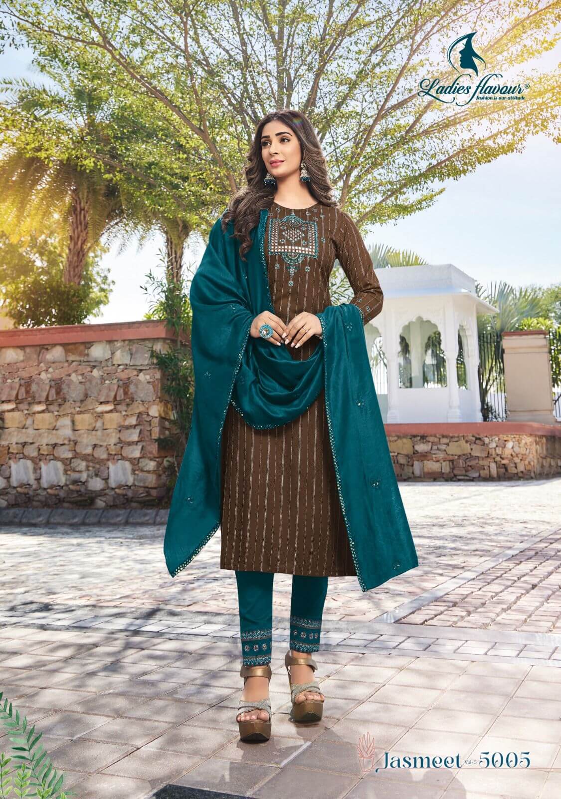 Ladies Flavour Jasmeet vol 4 Kurtis with Pant and Dupatta Catalog in Wholesale, Buy Ladies Flavour Jasmeet vol 4 Kurtis with Pant and Dupatta Full Catalog in Wholesale Price Online From Aarvee Creation