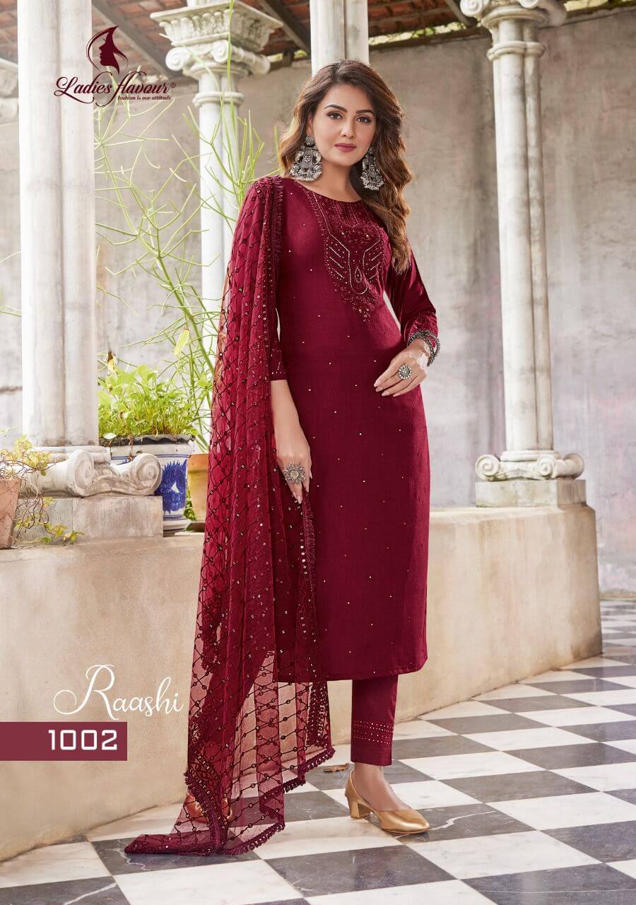 Ladies Flavour Raashi Kurtis Pant Dupatta Set Catalog, Buy Ladies Flavour Raashi Kurtis Pant Dupatta Set Full Catalog at Wholesale Price Online