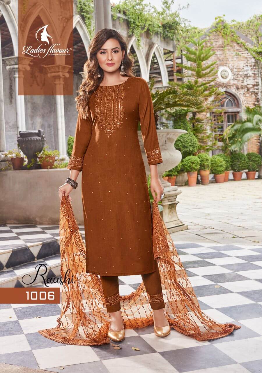 Ladies Flavour Raashi Kurtis Pant Dupatta Set Catalog, Buy Ladies Flavour Raashi Kurtis Pant Dupatta Set Full Catalog at Wholesale Price Online