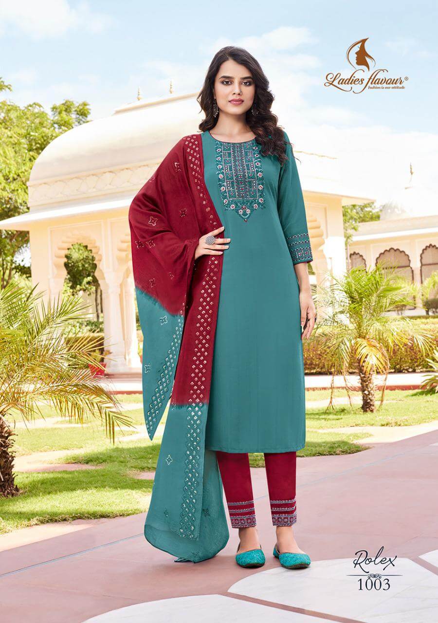 Ladies Flavour Rolex Salwar Suits Catalog in Wholesale, Buy Ladies Flavour Rolex Salwar Suits Full Catalog in Wholesale Price Online From Aarvee Creation