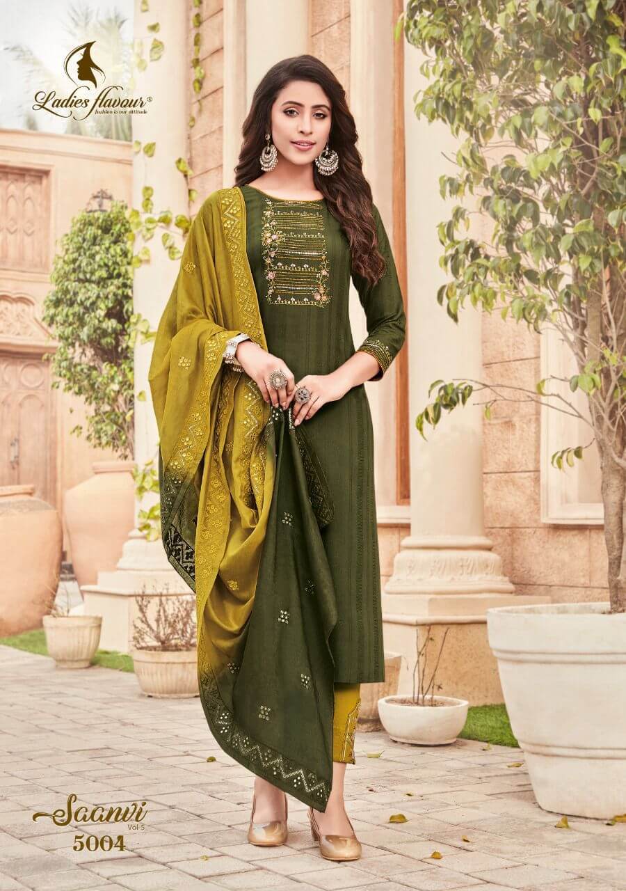 Ladies Flavour Saanvi vol 5 Ready Dress Wholesale Catalog, Buy Saanvi vol 5 Fully Stitched Dress Catalog in Wholesale Price Online