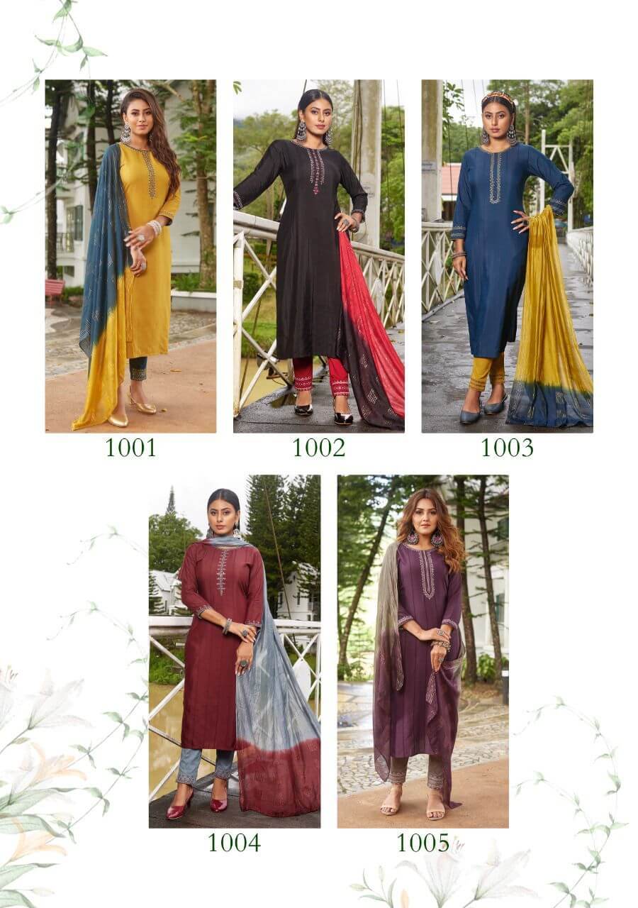 Ladies Flavour Safar Kurti Pant with Dupatta Catalog, Buy Ladies Flavour Safar Kurti Pant with Dupatta Full Catalog at Wholesale Price Online