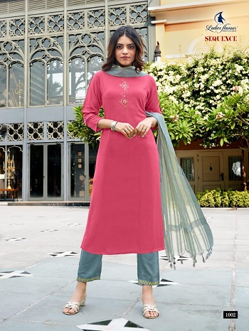 Ladies Flavour Brand Launces New Catalog of Readymade Ladies Dress in Wholesale, Sequence Fully Stittched Top with Bottom And Dupatta Wholesale Catalog at best bulk price online