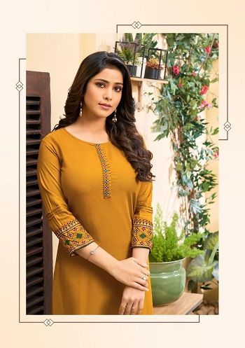 Serena Volume 4 Rayon Kurtis Wholesale Catalog by Ladies Flavour, Buy Rayon Liva Certificate Fabric Kurtis In Wholesale for Selling, Ladies Flavour Launches six Designs and patterns New Kurtis catalog Serena vol 4 in wholesale 