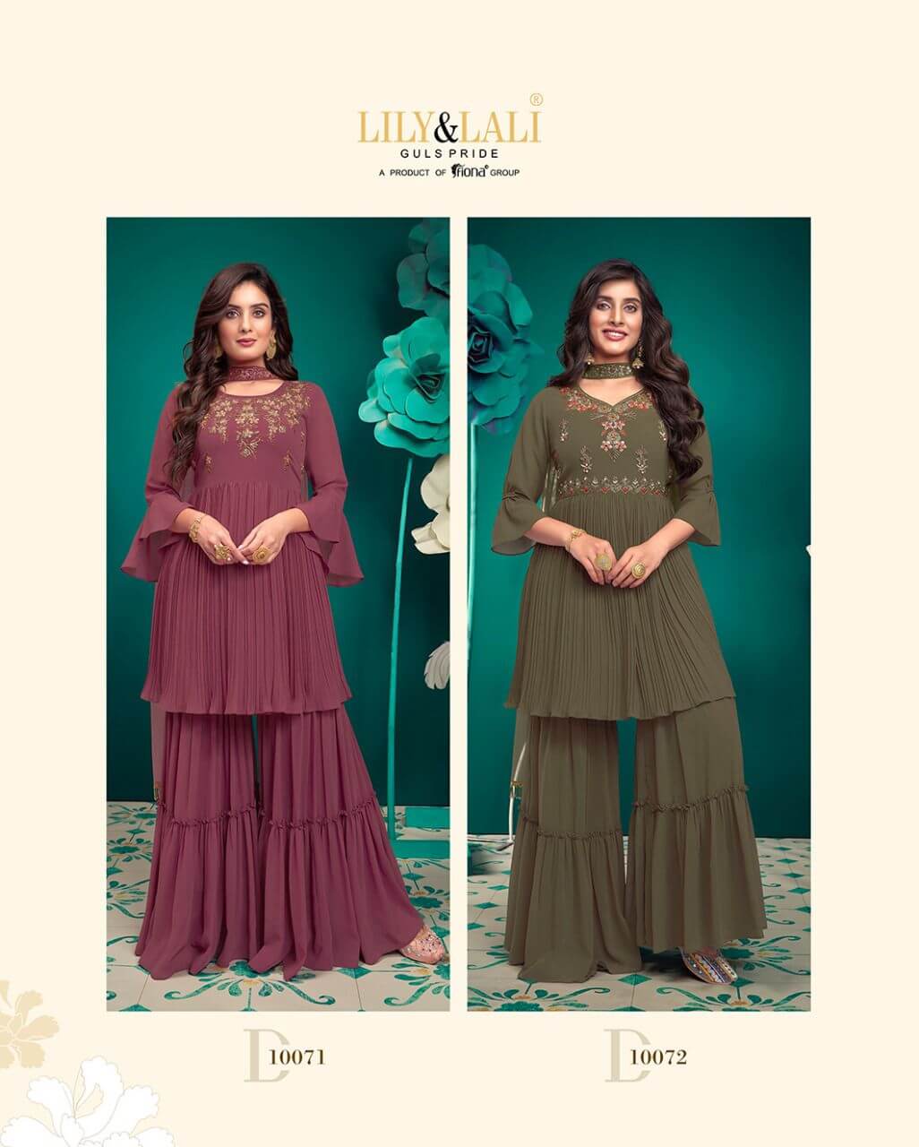 Lily and Lali Isabel Top Bottom Dupatta Set Catalog in Wholesale, Buy Lily and Lali Isabel Top Bottom Dupatta Set Full Catalog in Wholesale Price Online From Vadodara, Gujarat.