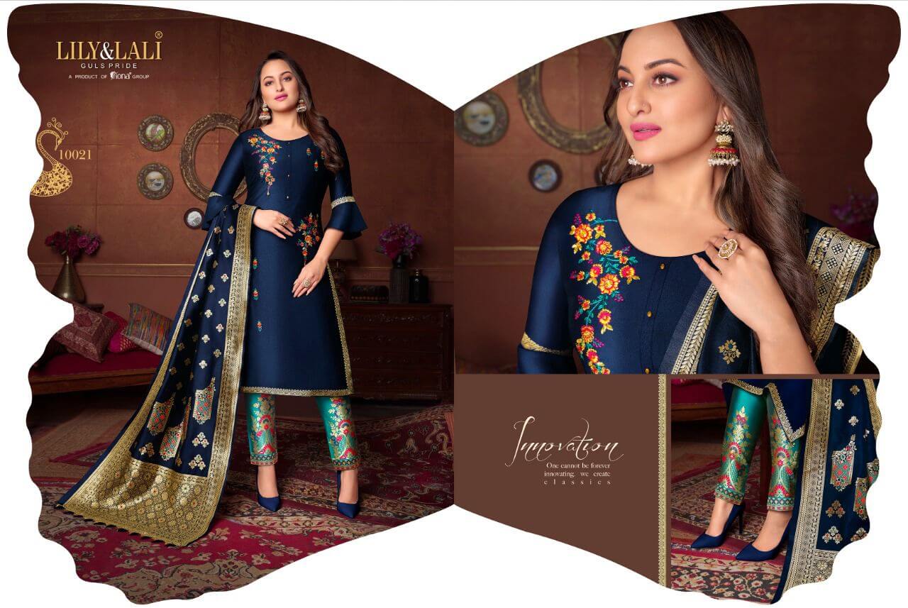 Lily and Lali Meenakari vol 2 Top Bottom Dupatta Set Catalog, Buy Lily and Lali Meenakari vol 2 Top Bottom Dupatta Set Full Catalog at Wholesale Price Online From Vadodara