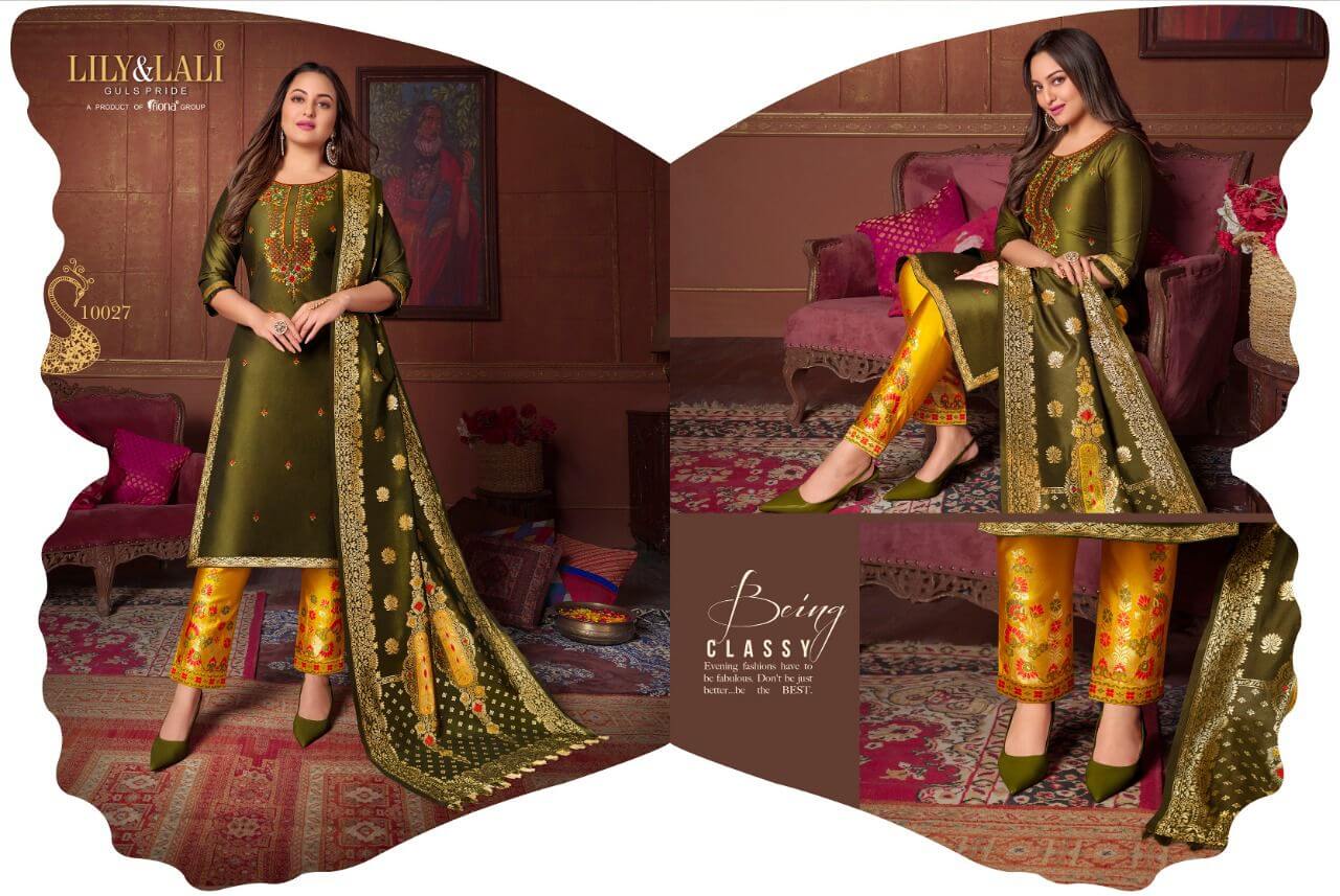 Lily and Lali Meenakari vol 2 Top Bottom Dupatta Set Catalog, Buy Lily and Lali Meenakari vol 2 Top Bottom Dupatta Set Full Catalog at Wholesale Price Online From Vadodara