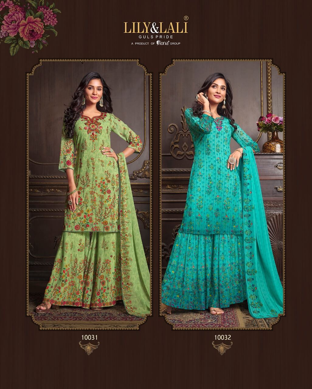 Lily And Lali Florence Festive Wear Dress Wholesale Catalog, Buy Lily Lali Florence Dress Full Catalog At Wholesale Price